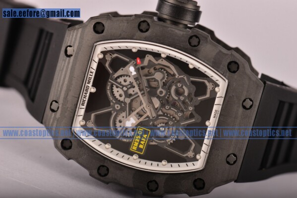 Richard Mille RM35-01 1:1 Replica Watch Carbon Fiber White Inner Bezel (GF) - Click Image to Close